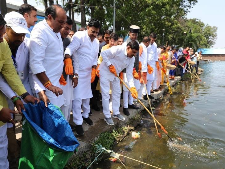 MP NEWS: भोपाल से सीएम ने की सफाई अभियान की शुरुआत