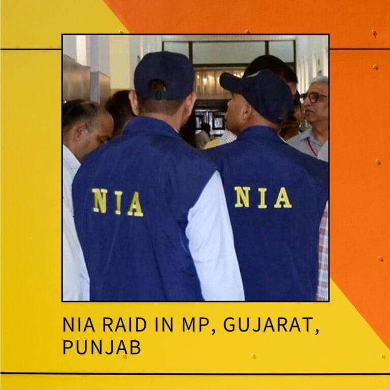  NIA RAID MP Gujrat Panjab