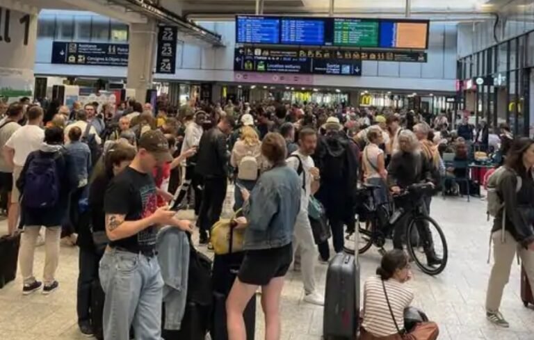Attack on train network in france