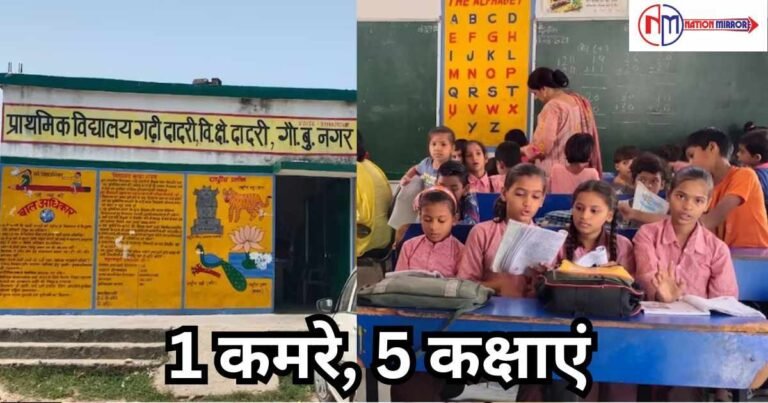 Primary School Condition in Mp: कैसे पढ़े कैसे बढ़े,1 कमरे में चलती है 5 कक्षाएं