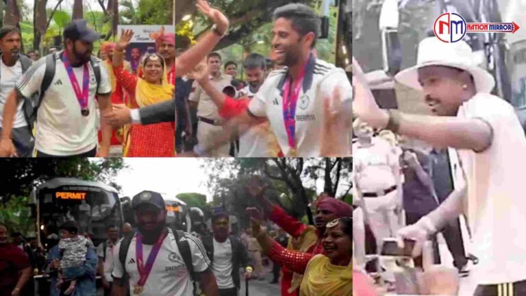 T-20 World cup 2024 जीतने के बाद भारतीय खिलाड़ी थिरके, हार्दिक और कप्तान ने लिए मजे