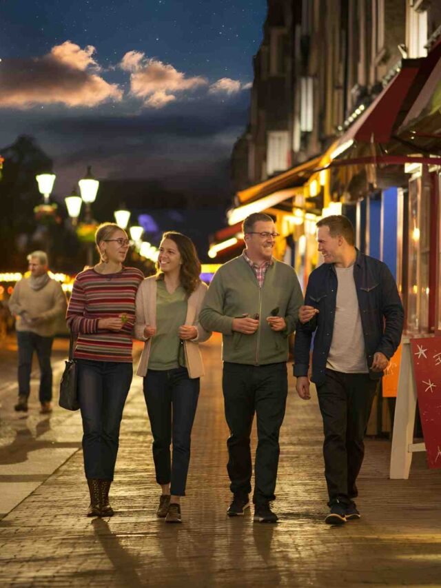 night walk with friend