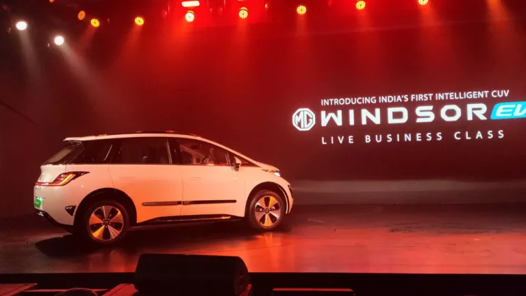 JSW MG Motor unveils Windsor EV launched at Rs 10 lakh