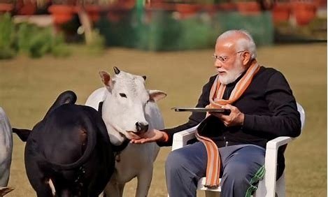 PM Modi welcomes new member Deepjyoti to PM House