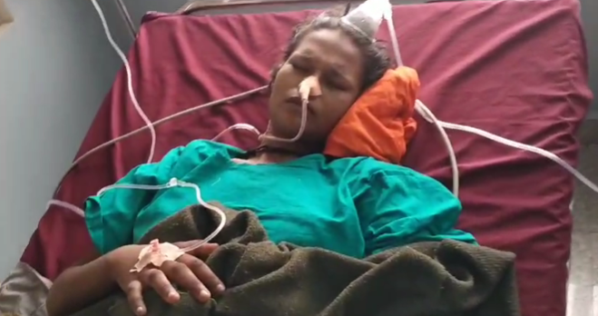 एक बार फिर जिला चिकित्सालय विवादों के घेरे में, लापरवाही की हद पेट मे छोड़ा