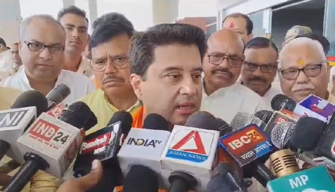 केंद्रीय मंत्री ज्योतिरादित्य सिंधिया का बयान, जानिए क्या कहा