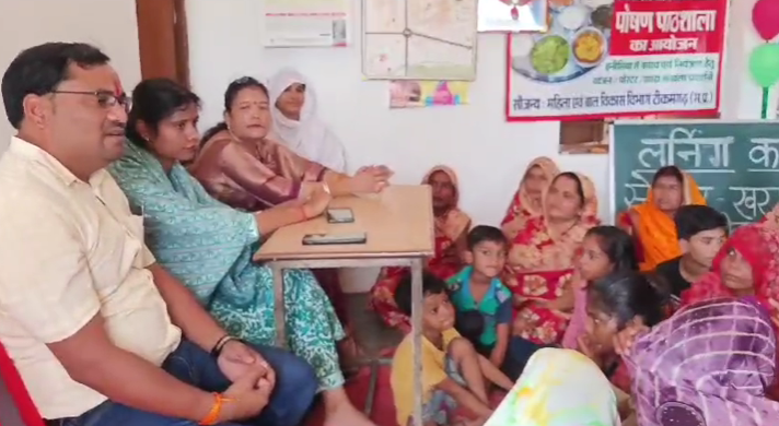 ऋजुता चौहान मैडम जी के मार्गदर्शन में लर्निंग कार्नर की स्थापना की गई