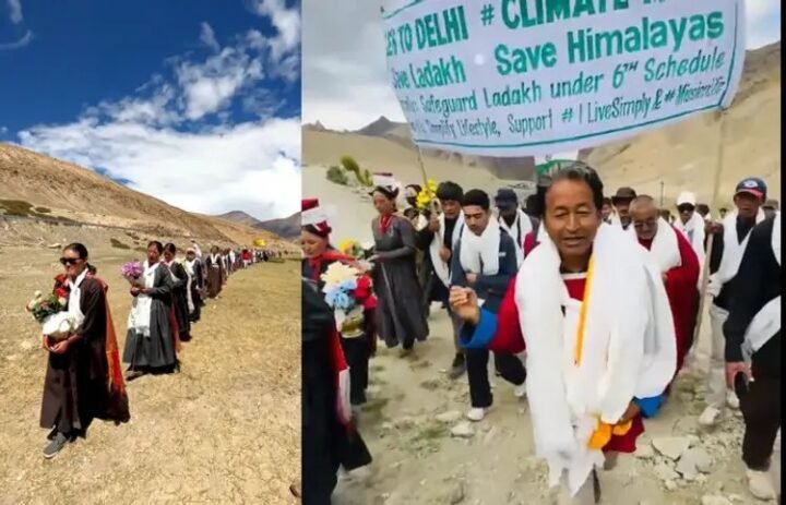 Sonam wangchuk padyatra to delhi raised many issues ladakh