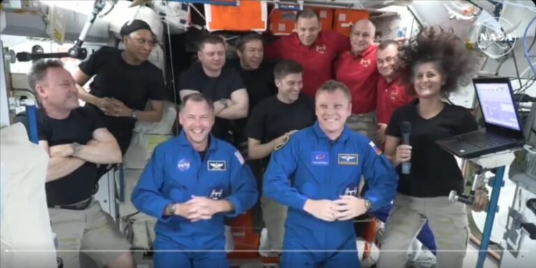 Sunita William way back down to earth space x