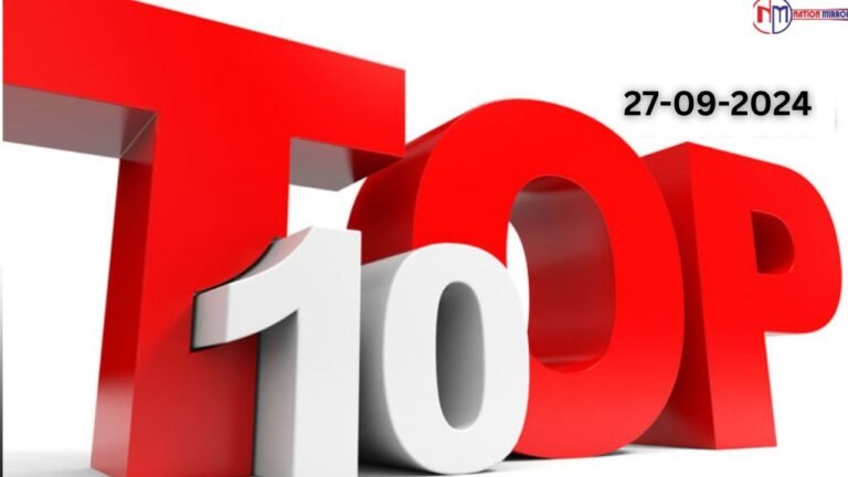 Top 10 News 27 september