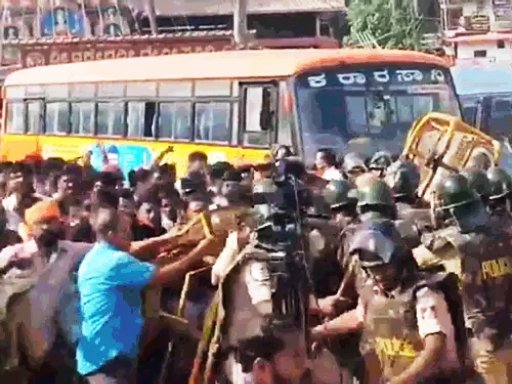 Vhp bajrang dal demonstration mangaluru karnataka