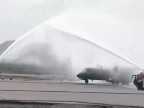 Air Force's C 295 Aircraft Landed At Navi Mumbai Airport  