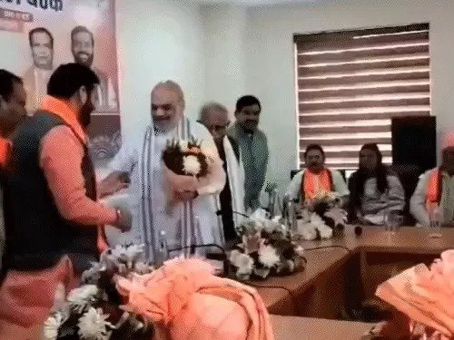Haryana BJP CM Nayab Singh Saini Amit Shah