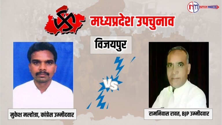 MP by-election 2024: Veteran contender from BJP and Congress will again appear in Vijaypur Assembly.