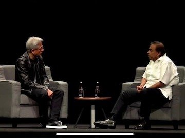 Nvidia CEO Jensen Huang AI partnership with Reliance