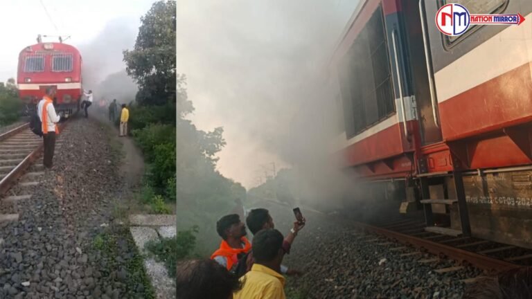 BIG NEWS: MP में रेल हादसा,ट्रेन के इंजन में लगी आग,यात्रियों ने कूदकर बचाई जान