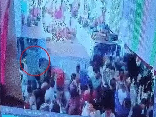 petrol bomb was thrown at the Durga pandal in Dhaka