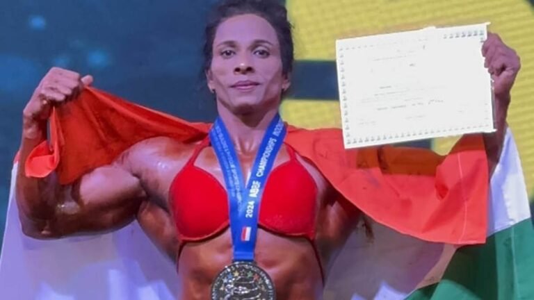 मप्र की बॉडी बिल्डर वंदना ठाकुर ने इंडोनेशिया चैम्पियनशिप में जीता SILVER MEDAL