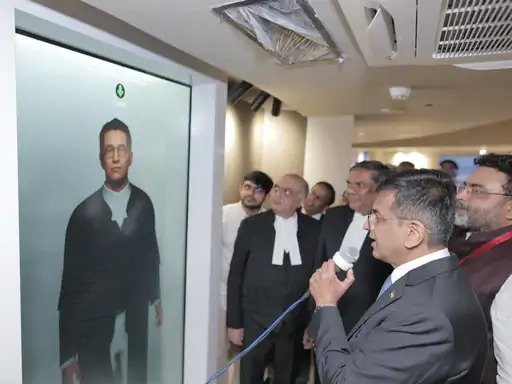 CJI Chandrachud Question-Answer to AI Lawyer