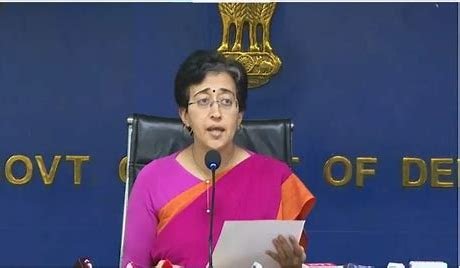 Delhi Bus Marshal Protest cm atishi 