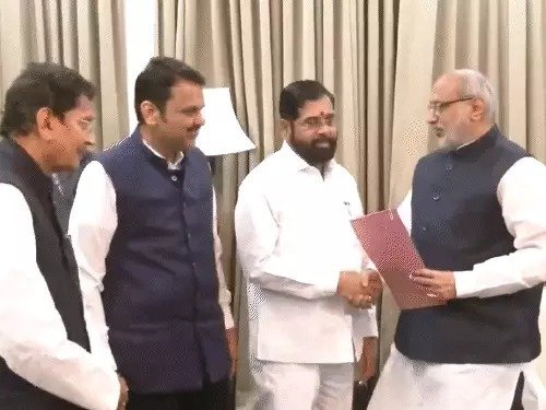 Devendra Fadnavis Maharashtra CM Eknath Shinde Ajit Pawar BJP Shiv Sena NCP