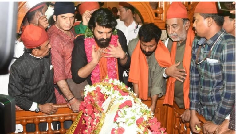 RAM CHARAN IN DARGAH