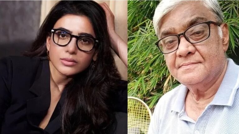 SAMANTHA RUTH PRABHU LOSSES FATHER