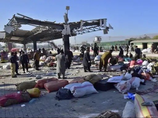 explosion on railway station platform in Quetta Pakistan