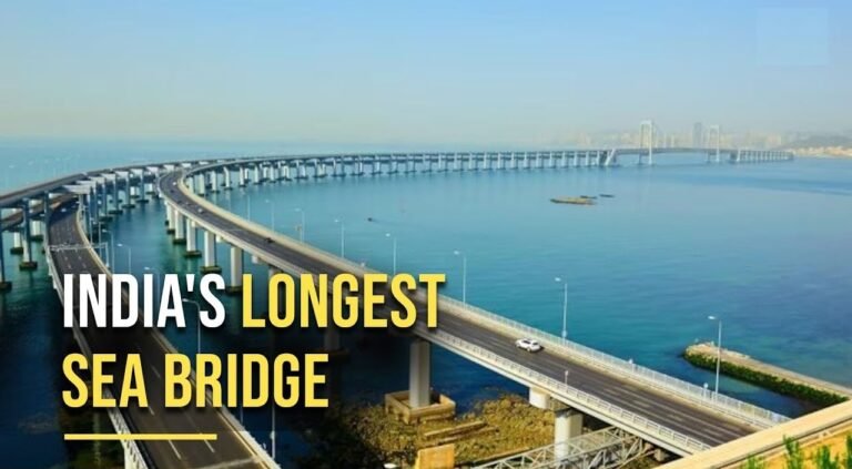 sea bridge 30 km in Gujrat Jamnagar to Surat in just 5 hours