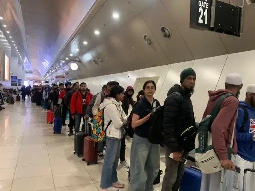 60 Indian passengers were stranded in Kuwait