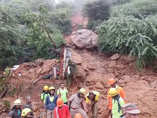 Cyclone Fangal causes landslides in Thiruvannamalai