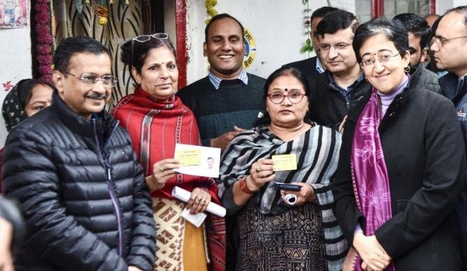 Delhi Polls BJP Congress Take On AAP