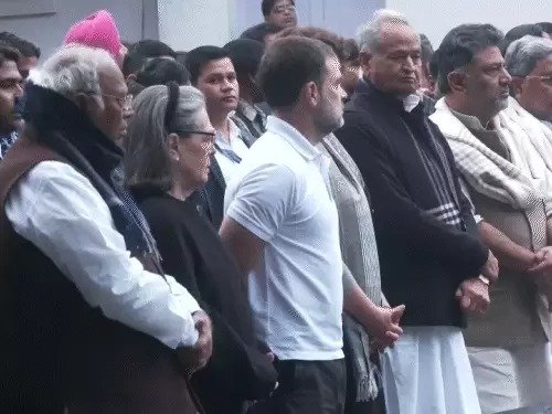 Manmohan Singh Funeral Rahul Gandhi PM ModiManmohan Singh Funeral Rahul Gandhi PM Modi