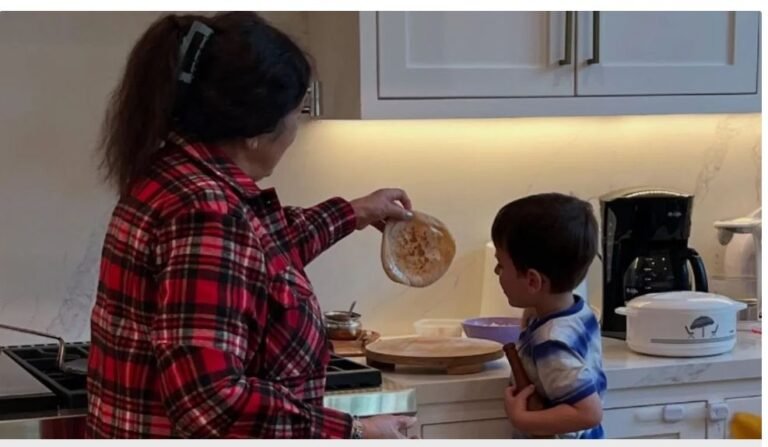 Preity Zinta son makes roti with Nani