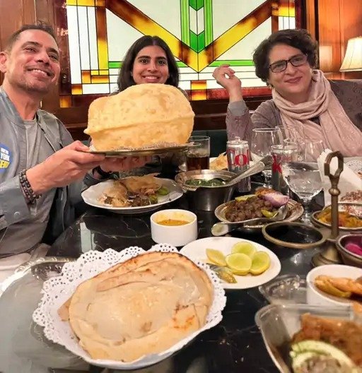 Rahul Gandhi family lunch go viral