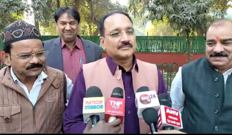 BJP PROTEST AGAINST NARESH YADAV