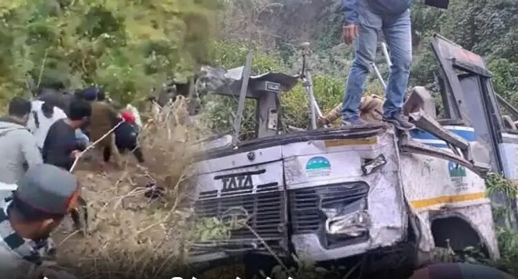 Uttarakhand Bus Accident Bus Falls Into Gorge in Bhimtal