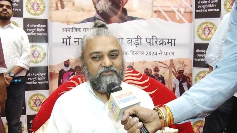 नर्मदा यात्रा को लेकर करुणा धाम के पीठाधीश्वर का बयान