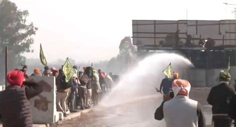 haryana police stopped farmers from marching to delhi