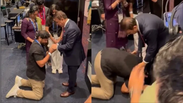 Ind Vs Aus Test: मेलबर्न में दिखा भावुक नजारा, नीतीश कुमार रेड्डी के पिता ने छुए सुनील गावस्कर के पैर