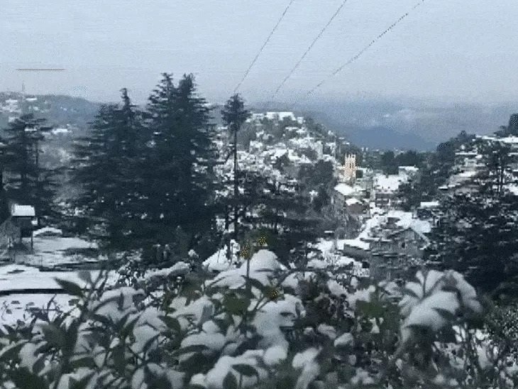 tourists partying on snow Kashmir Himachal