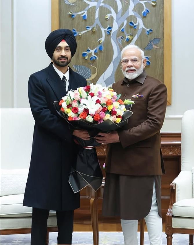 DILJIT DOSANJH MEET PM MODI
