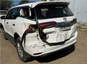 PCC President's Car Hit