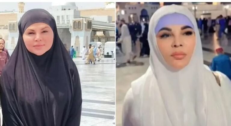rakhi sawant in mecca madina for new year