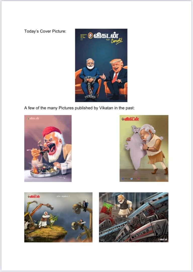 News website vikatan blocked after row over cartoon on pm modi