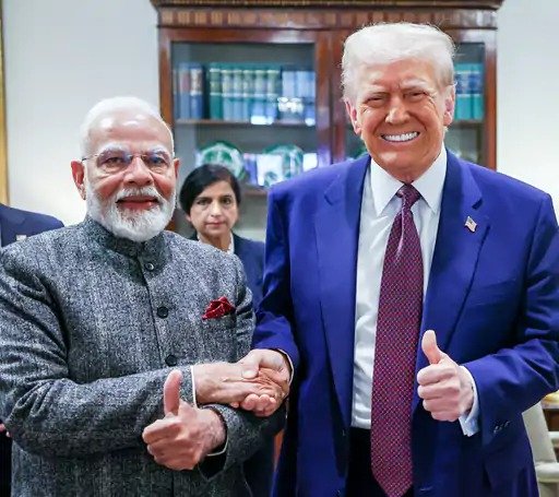PM Modi in USA president trump f35 fighter jet