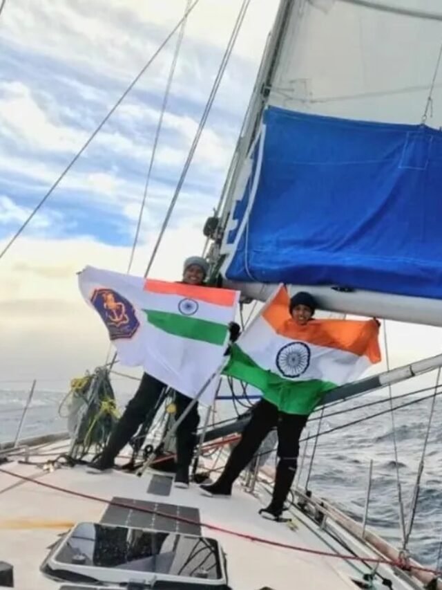 2 indian navy women officers cross point nemo earth most remo