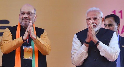pm modi with amith shah
