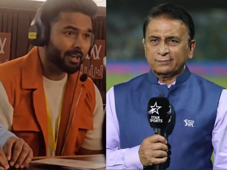 Pant Mimics Gavaskar Commentary
