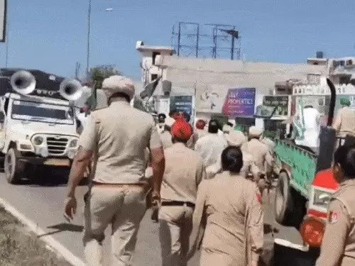 haryana police to remove barricades from shambhu khanauri border today